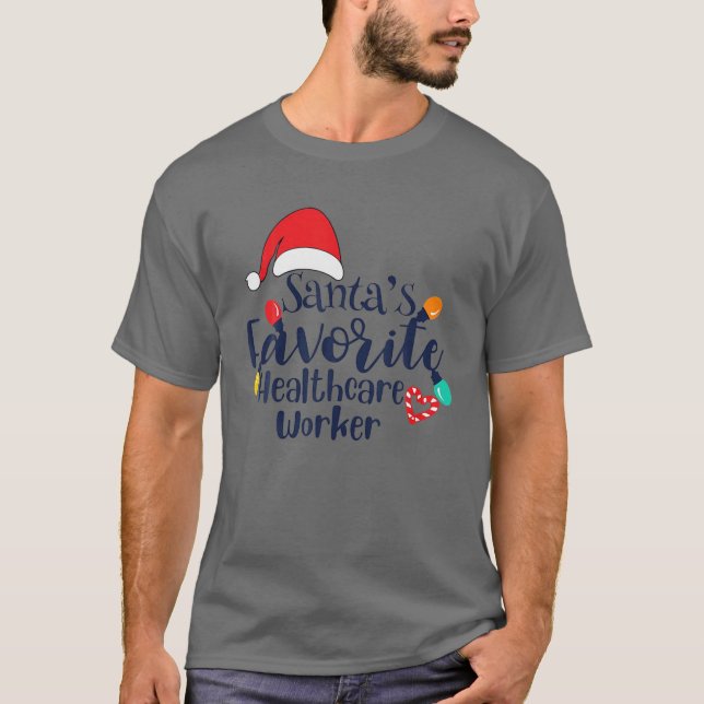 Weihnachts-Weihnachten für den Lieblingskommissar T-Shirt (Vorderseite)