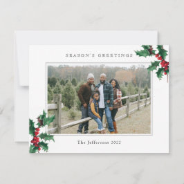 Weihnachts Weihnachts-Foto nach Maß Feiertagskarte