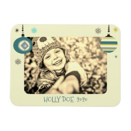 Weihnachts-Weihnachts-Personalisiertes Foto Magnet