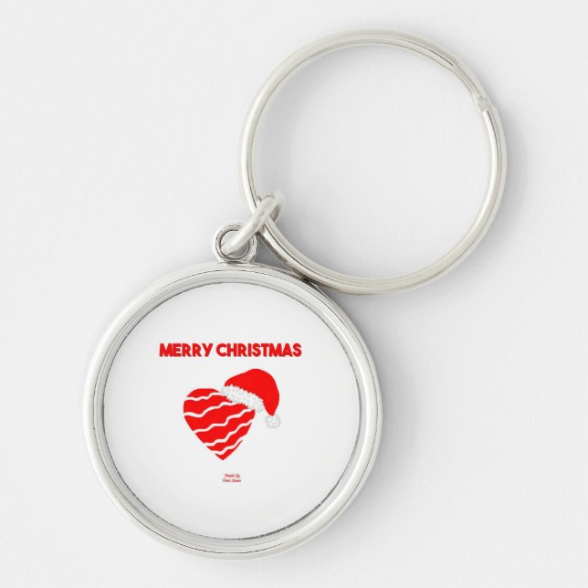 Weihnachts-Weihnachts-Premiumketten Schlüsselanhänger (Vorne)