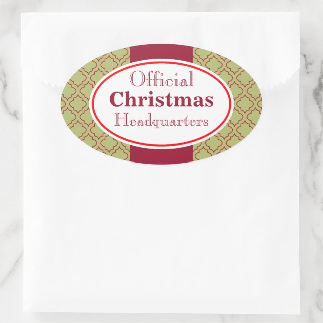 Weihnachts-Weihnachtsaufenthalt Sticker (Tasche)