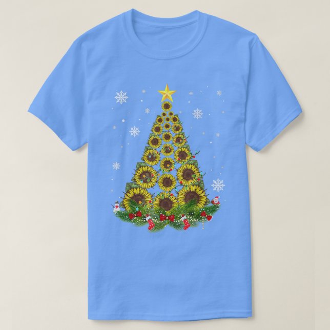 Weihnachts-Weihnachtsbaum Weihnachtslicht Weihnach T-Shirt (Design vorne)