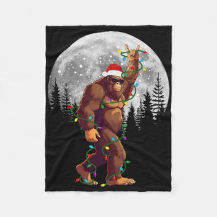 Weihnachts-Weihnachtsbäume Lichter Weihnachten Wei Fleecedecke