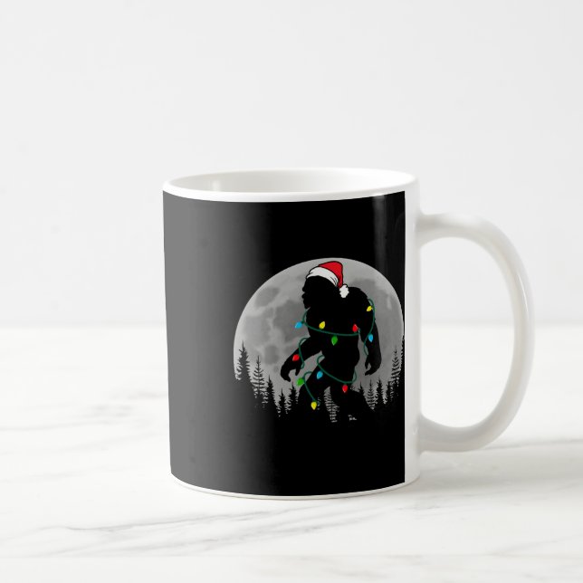 Weihnachts-Weihnachtsbäume Lichter Weihnachten Wei Kaffeetasse (Rechts)