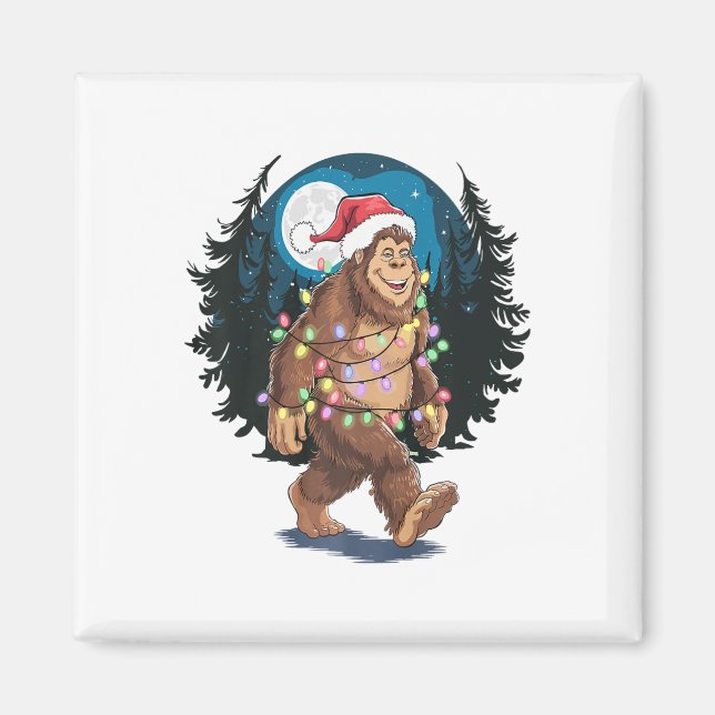 Weihnachts-Weihnachtsbäume Lichter Weihnachten Wei Magnet (Vorne)