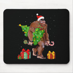 Weihnachts-Weihnachtsbäume Lichter Weihnachten Wei Mousepad