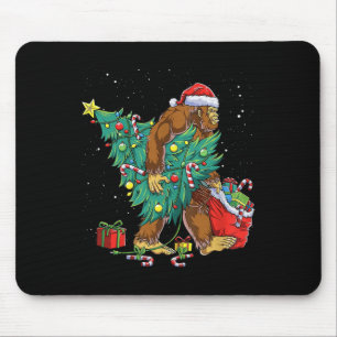 Weihnachts-Weihnachtsbäume Lichter Weihnachten Wei Mousepad