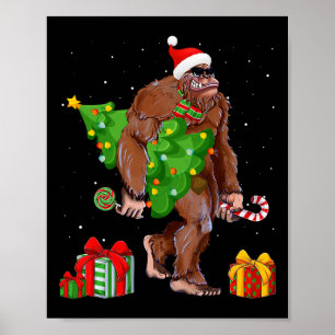 Weihnachts-Weihnachtsbäume Lichter Weihnachten Wei Poster