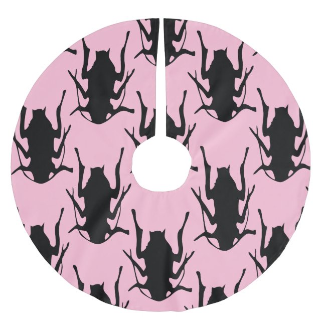 Weihnachts-Weihnachtsbaumrock Polyester Weihnachtsbaumdecke (Vorderseite)