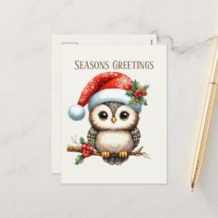 Weihnachts-Weihnachtsbotschaft Feiertagspostkarte
