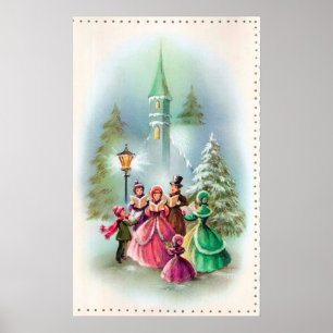 Weihnachts-Weihnachtsdekor Möbel Plakat