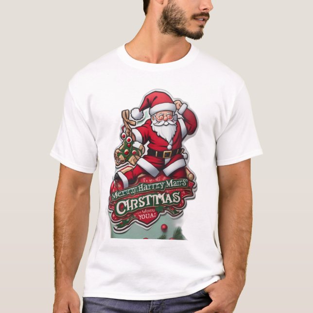 Weihnachts-Weihnachtsdesign im Weihnachtsfest T-Shirt (Vorderseite)