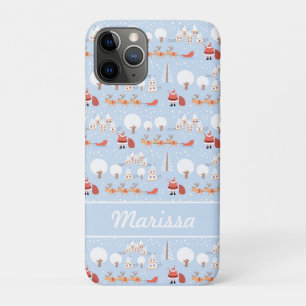 Weihnachts-Weihnachtsdorf und Fun Rentier Case-Mate iPhone Hülle