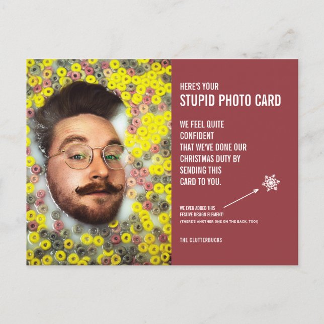 Weihnachts Weihnachtsduft Fotokarte Postkarte (Vorderseite)