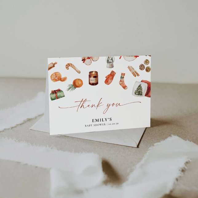 Weihnachts-Weihnachtsdusche Danke Ihrer Karte (Von Creator hochgeladen)