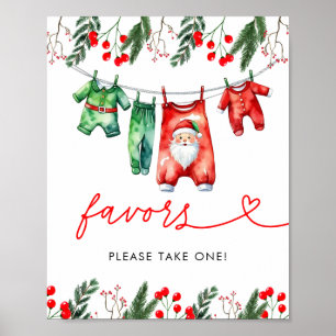 Weihnachts-Weihnachtsduschfavoriten Poster