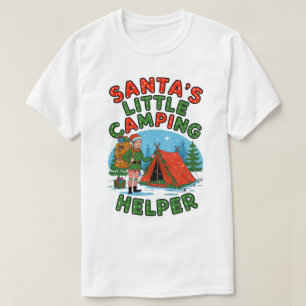 Weihnachts-Weihnachtself-Design des Weihnachtsmann T-Shirt