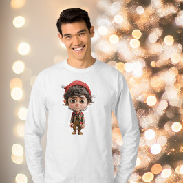 Weihnachts-Weihnachtself Männer-T-Shirt T-Shirt