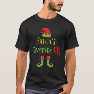 Weihnachts-Weihnachtsfeier des Weihnachtsmanns mit T-Shirt
