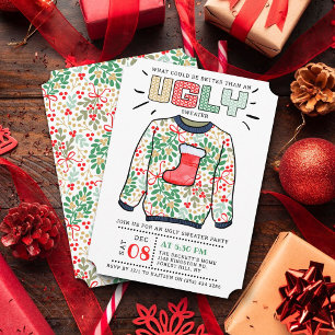 Weihnachts-Weihnachtsfeier Einladung