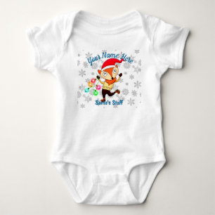 Weihnachts-Weihnachtsfeiertag für das Personal des Baby Strampler