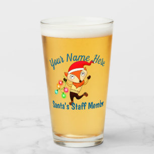 Weihnachts-Weihnachtsfeiertag für das Personal des Glas