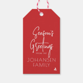 Weihnachts-Weihnachtsfeiertag Geschenkanhänger