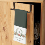 Weihnachts-Weihnachtsfeiertag Geschirrtuch<br><div class="desc">Rustikale Weihnachtscreme,  Grüne und Berry Boughs,  Holiday Kitchen Handtuch.</div>