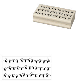 Weihnachts-Weihnachtsfeiertag Gummistempel