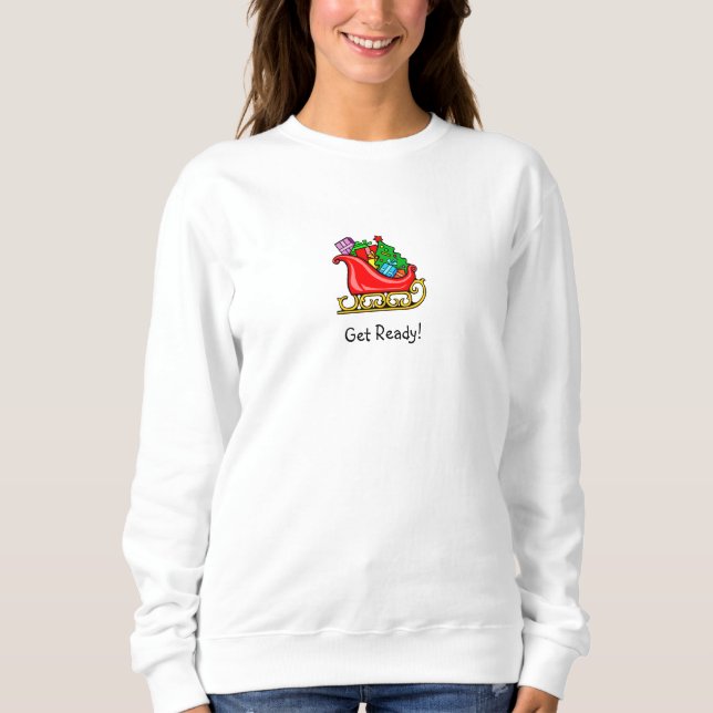 Weihnachts-Weihnachtsfeiertag - Sweatshirt (Vorderseite)