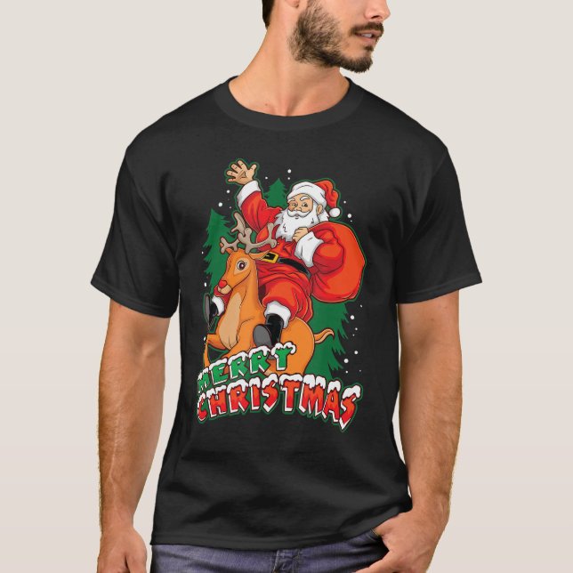 Weihnachts Weihnachtsfeiertag T-Shirt (Vorderseite)