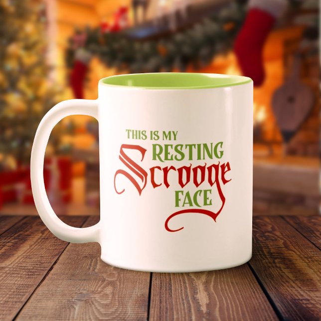 Weihnachts-Weihnachtsfeiertag Zweifarbige Tasse (Von Creator hochgeladen)