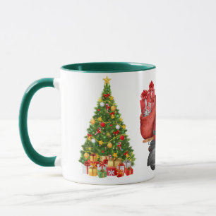 Weihnachts-Weihnachtsfeiertage für das Motorrad Tasse
