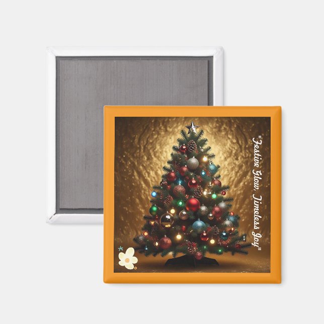 Weihnachts-Weihnachtsfest Magnet (Vorderseite/Rückseite)