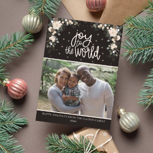 Weihnachts-Weihnachtsfotokarte für Familien Feiertagskarte