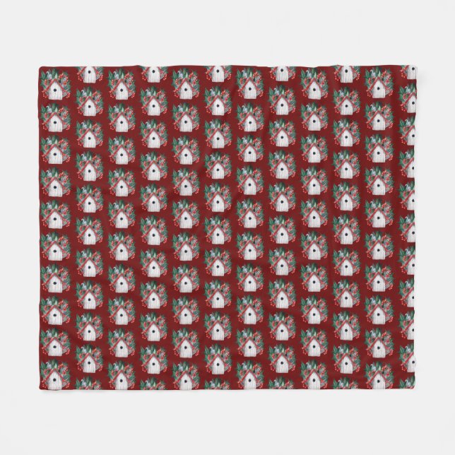 Weihnachts-Weihnachtsgeschenk Fleecedecke (Vorderseite (Horizontal))