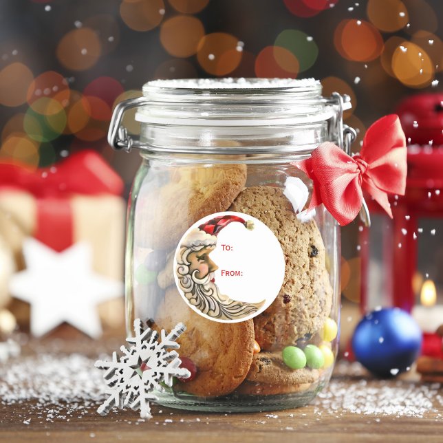 Weihnachts-Weihnachtsgeschenk für Weihnachten Runder Aufkleber (Von Creator hochgeladen)