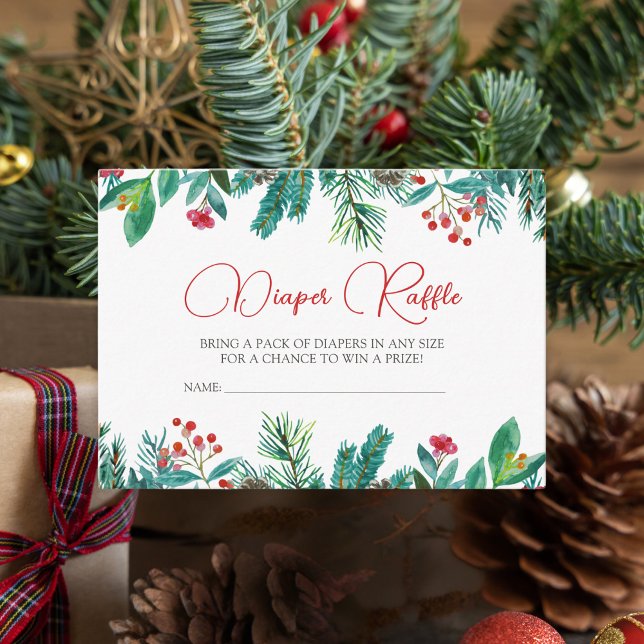 Weihnachts-Weihnachtsgeschlecht-Neutral-Windeln Begleitkarte (Von Creator hochgeladen)