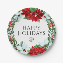 Weihnachts-Weihnachtsgottesloge für Feiertage-Part Pappteller