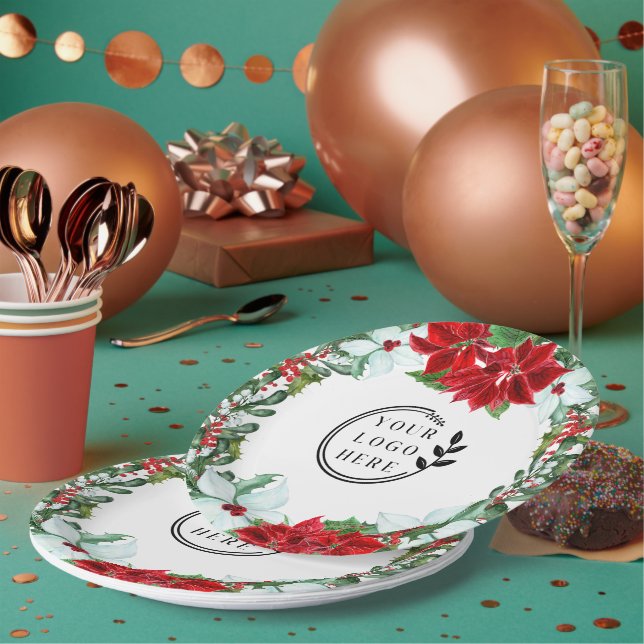 Weihnachts-Weihnachtsgottesloge für Feiertage-Part Pappteller (Multi)