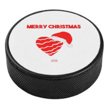 Weihnachts-Weihnachtshockey-Puck