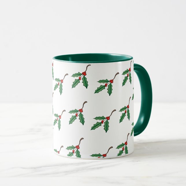 Weihnachts-Weihnachtskaffee Tasse (VorderseiteRechts)