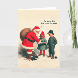 Weihnachts-Weihnachtskarte - Die schändlichen Kind Feiertagskarte