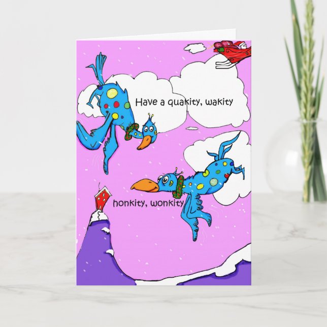 Weihnachts-Weihnachtskarte Feiertagskarte (Vorderseite)