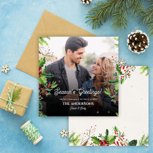 Weihnachts-Weihnachtskarte Foto-Weihnachtskarte