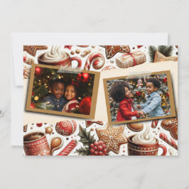 Weihnachts-Weihnachtskarte für den Weihnachtsanfan Feiertagskarte