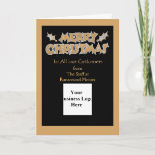 Weihnachts-Weihnachtskarte für Unternehmen Feiertagskarte
