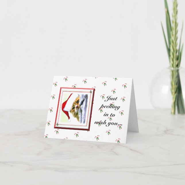 Weihnachts-Weihnachtskarte Karte (Vorderseite)