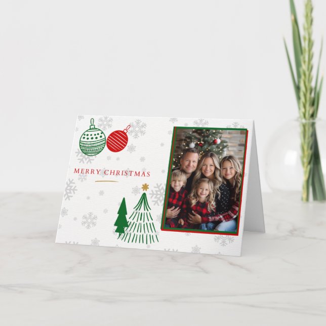 Weihnachts-Weihnachtskarte mit Joy-Fill Karte (Vorderseite)