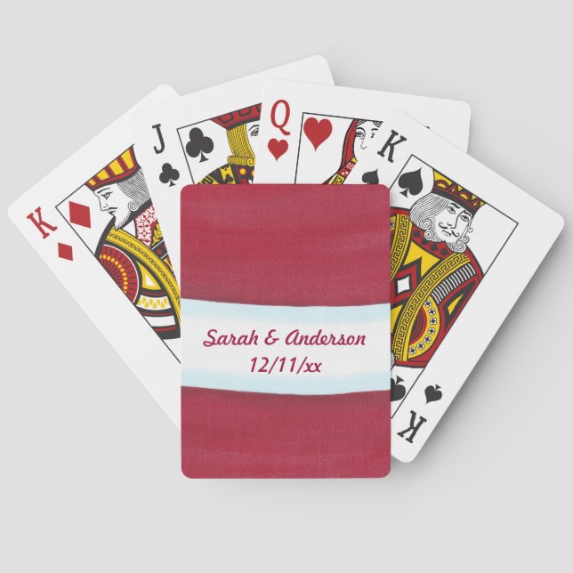 Weihnachts-Weihnachtskarten Spielkarten (Rückseite)